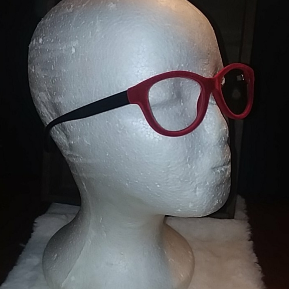 COPY - Red & Blue Velvet Reading glasses - Picture 2 of 11